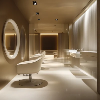 Sophisticated Beauty Salon Interior