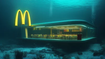 Underwater Fast Food Experience