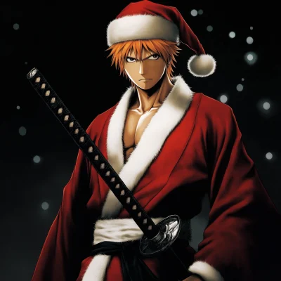 Ichigo in Santa Costume