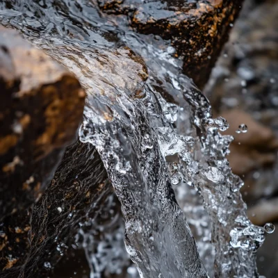 Close Up of Water at Grindstone Lake