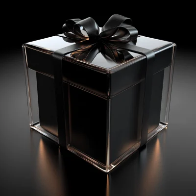 Transparent Glass Gift Box