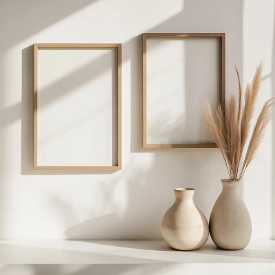 Minimalistic Wooden Frames