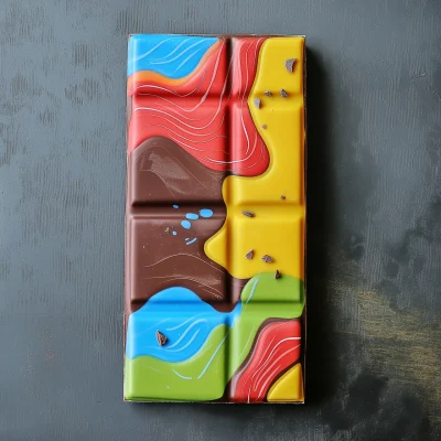 Colorful Eco Friendly Chocolate Bar