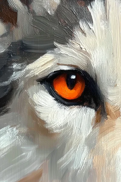 Close-Up of a Wolf