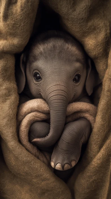 Cute Baby Elephant