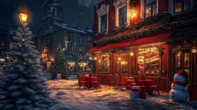 Christmas Night Café