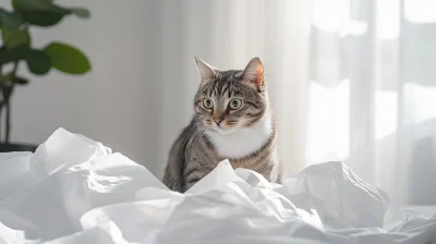 Curious Tabby Cat