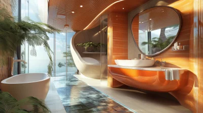 Modern Toilet Interior