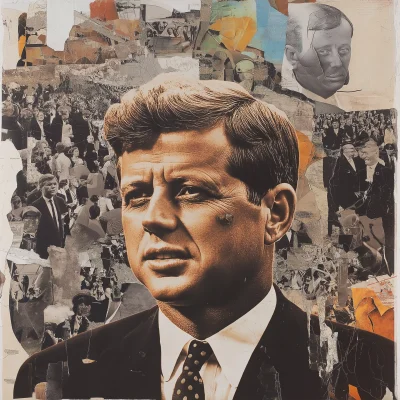 John F. Kennedy Assassination Collage