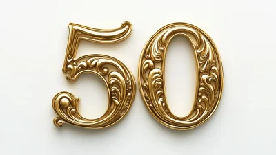 Gold Ornamental Typography