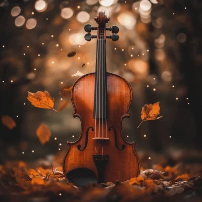 Violin in Autumn