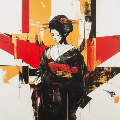 Abstract Geisha