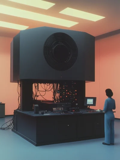 1970s Technological Workspace