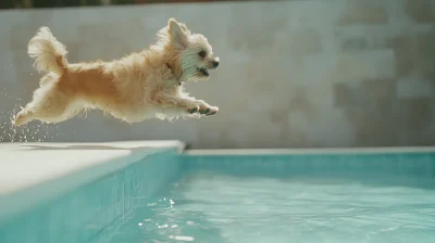 Crazy Dog Jumping