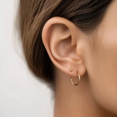 Close-up of Model’s Ear