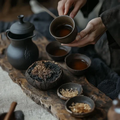 Siberian Chaga Tea Tasting Ceremony