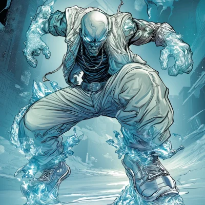 Breakdancer in Ice