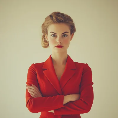 Vintage Business Woman