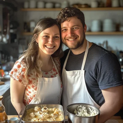 Couple Cooking Tribute