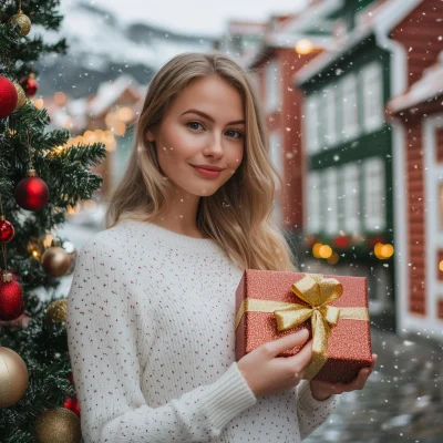 Young Woman with Light Blonde Hair