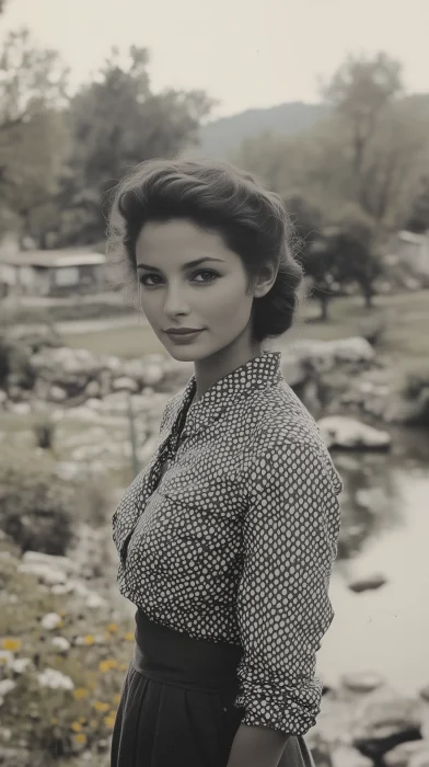 Portrait of a Croatian Woman from the 1950s