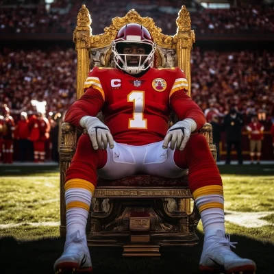 Xavier Worthy on Center Throne