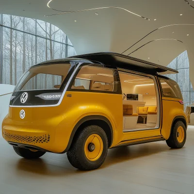 Futuristic Electric Camper