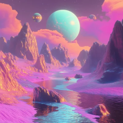 Futuristic Planet Vibes