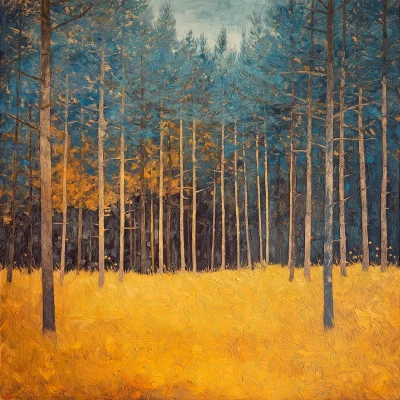 Autumn Forest Scene