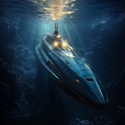 Ultra Realistic Nautilus Submarine