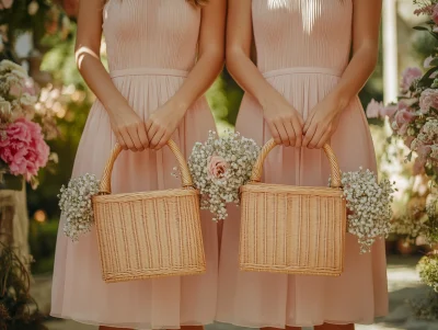 Bridesmaids with Handbags