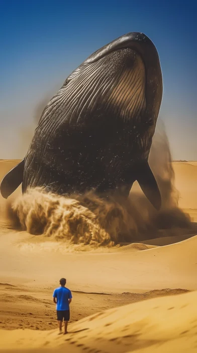 Whale in the Desert