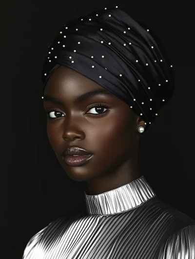 Elegant African Portrait