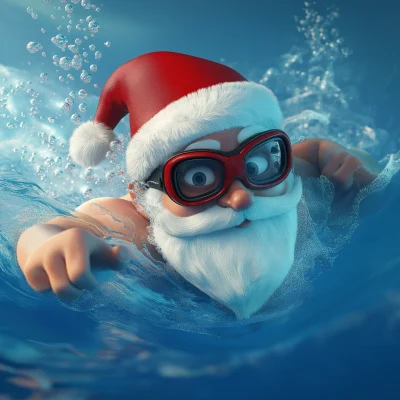 Santa Claus Underwater Adventure