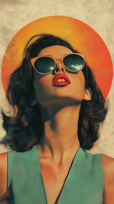 Retro Styled Woman