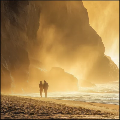 Lovers on the Beach