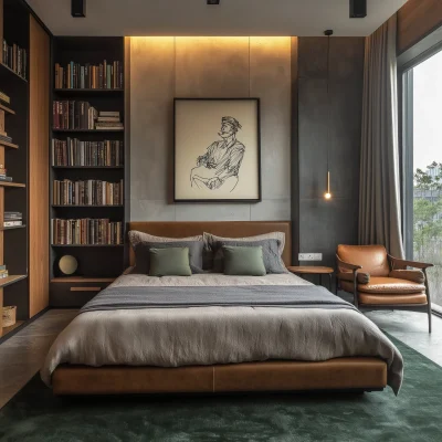 Stylish South Facing Bedroom