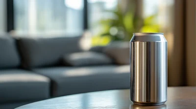 Silver Drinks Can in Living Room