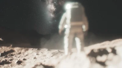 Astronaut on the Moon