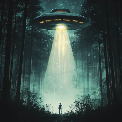 Alien Abduction at Night