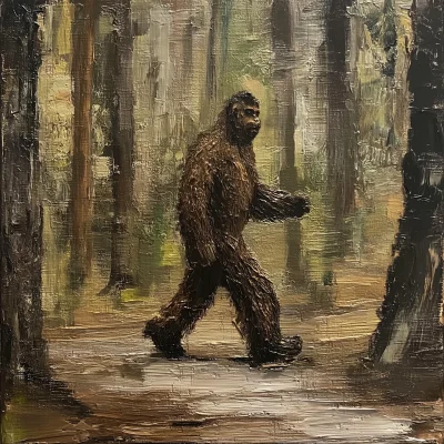 Bigfoot in the Woods