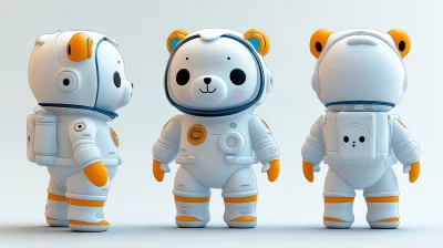 Cute Space Bear