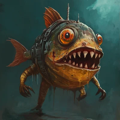 Piranha in Water