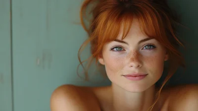 Smiling Redhead