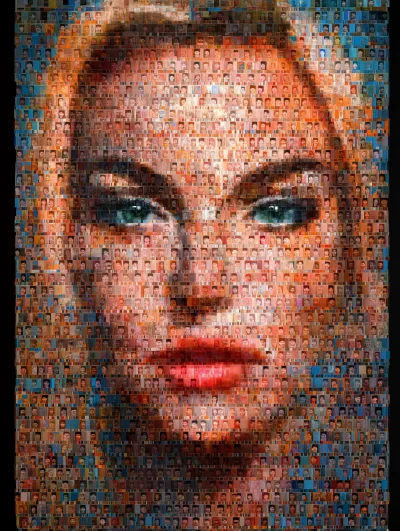 Photomosaic Portrait