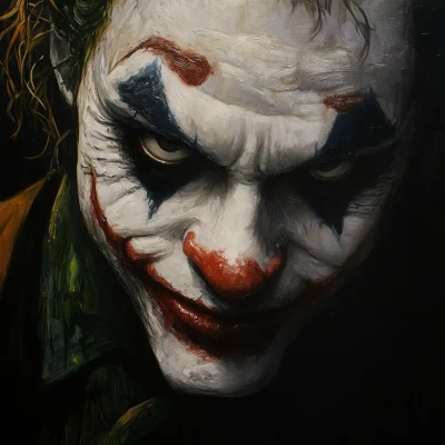 Close-Up Joker Face