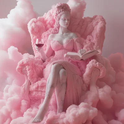 Surreal Pink Goddess