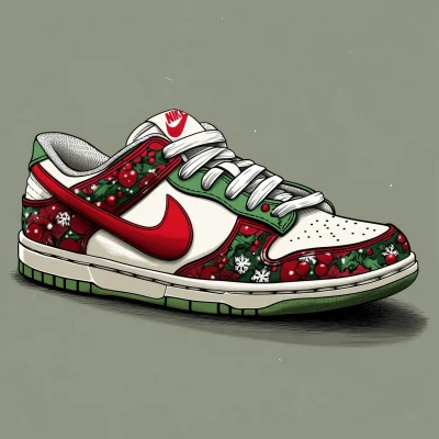 Christmas Themed Sneakers