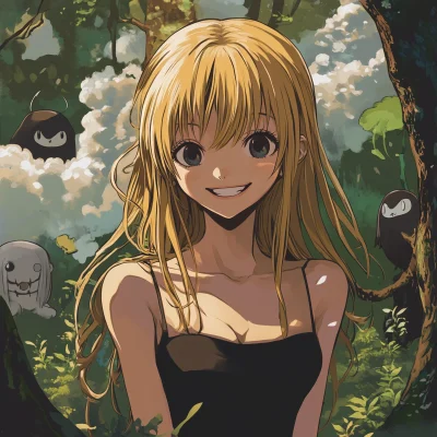 Misa Amane in a Forest