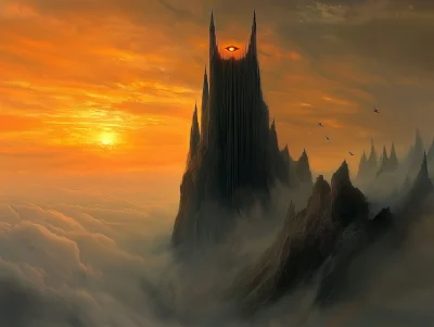 Mordor and the Eye of Sauron Tower